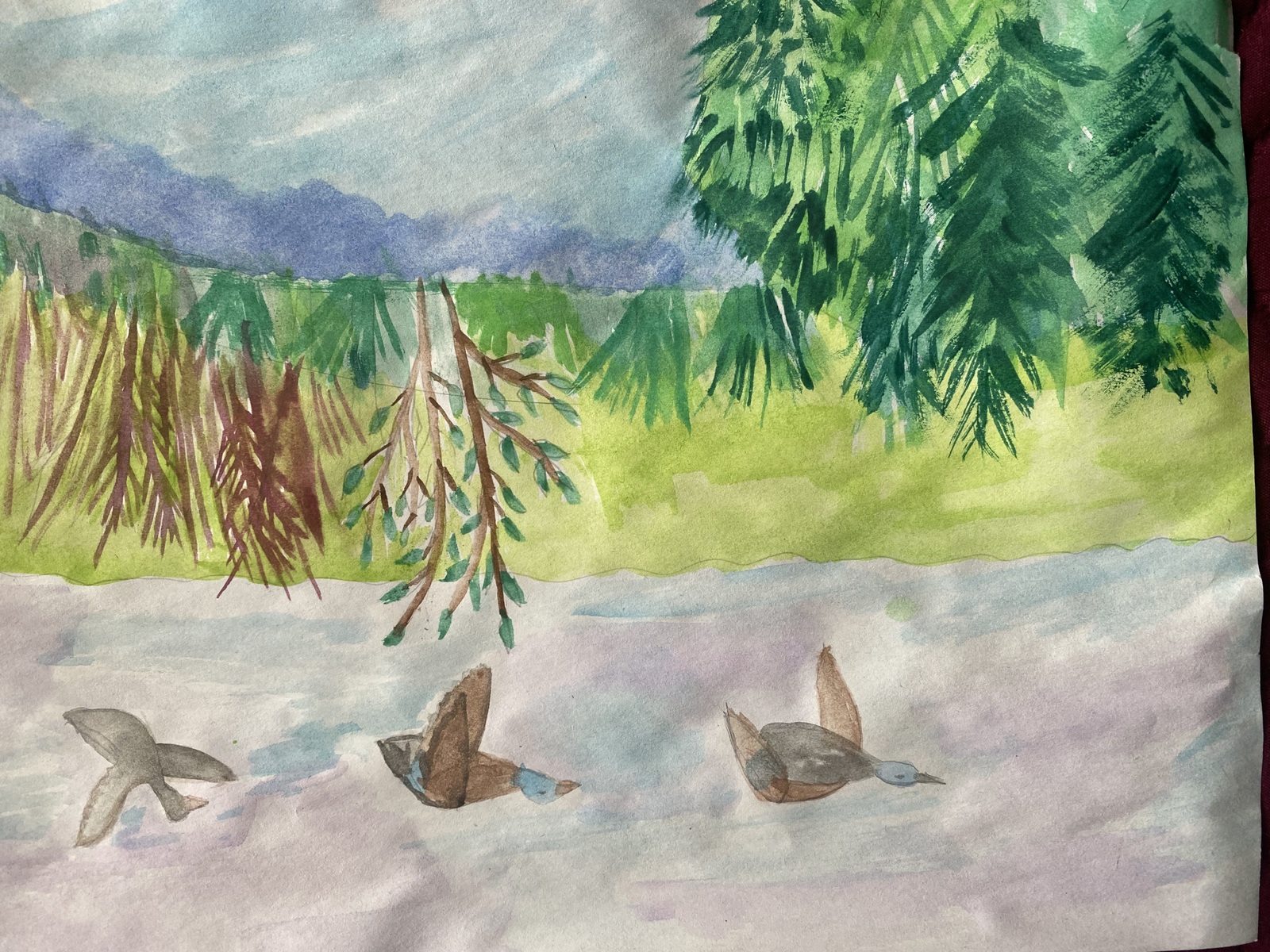 Аҡмулланың шиғырына иллюстрация