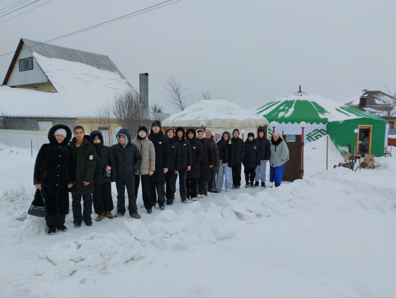 Тирмә-музейҙа ҡунаҡта