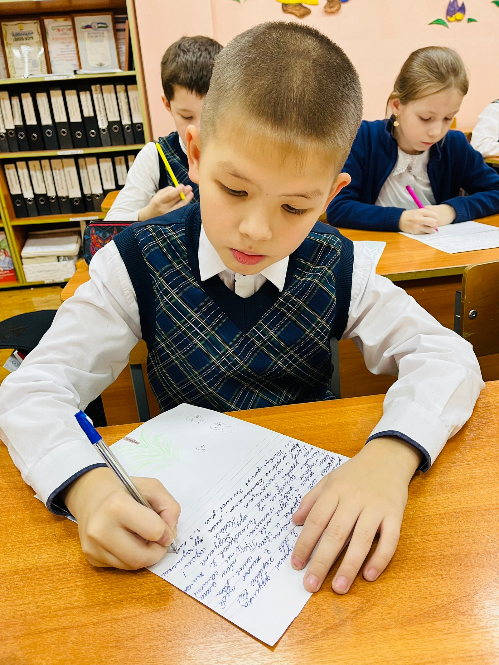 Ҡыш бабайға хат яҙҙыҡ