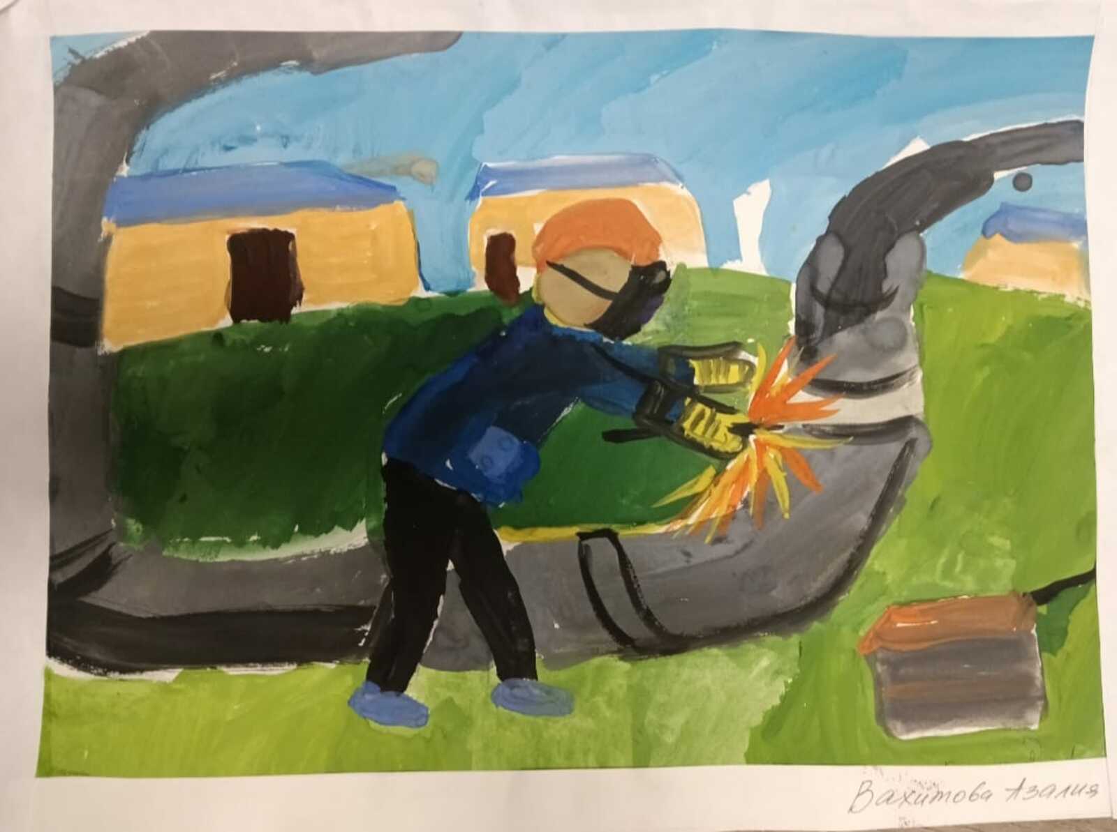 Азалиә атаһын төшөргән