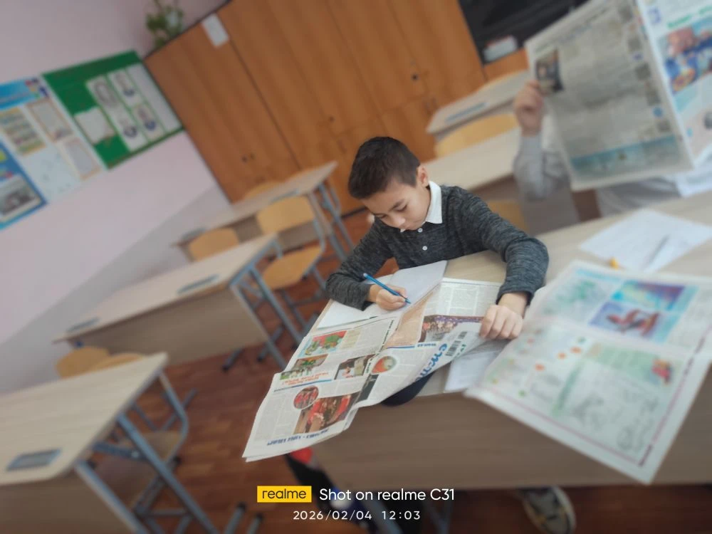 "Гәзитте дәрестә рәхәтләнеп ҡулланабыҙ"